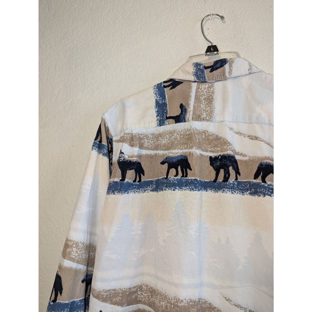 Bit & Bridle White and Blue Button Down Shirt - Picture 5 of 16